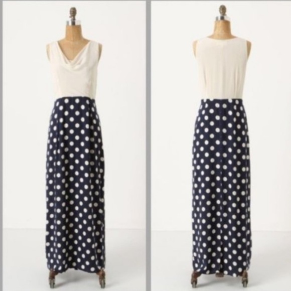 Anthropologie Moulinette Soeurs Maxi Dot Dress - Picture 3 of 14